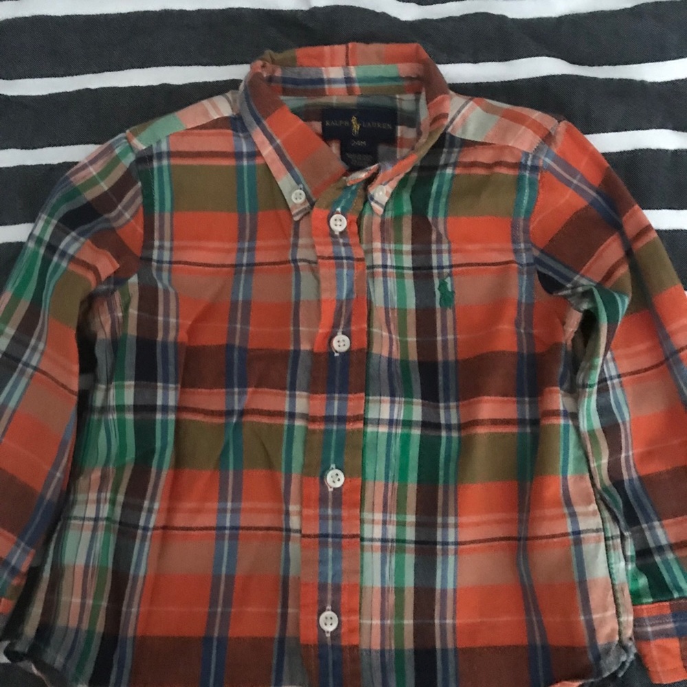Plaid Button Down Ralph Lauren Shirt